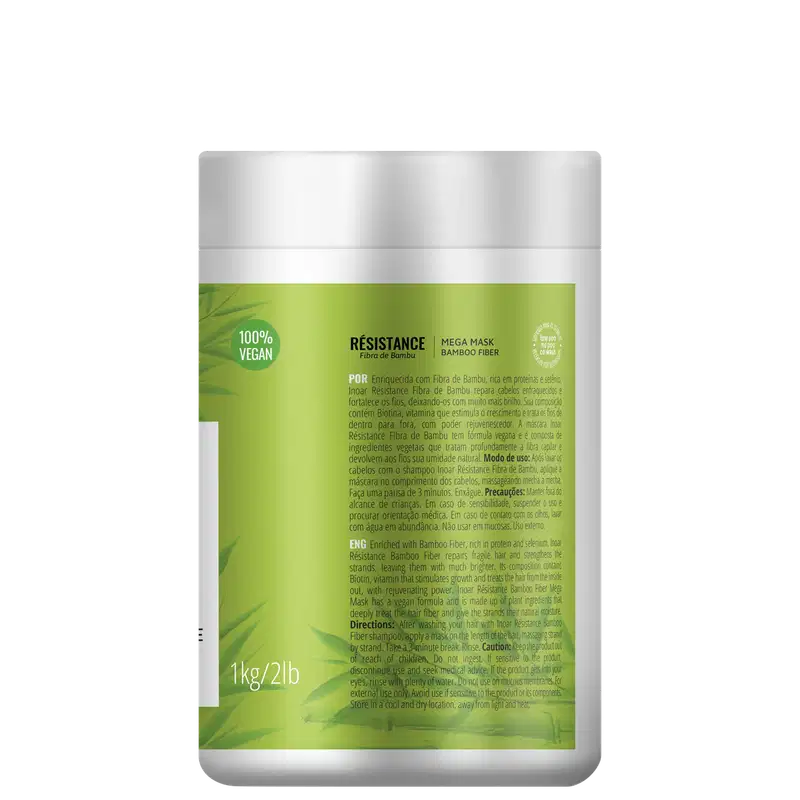 Inoar Résistance Fibra de Bambu - Máscara Capilar 1kg