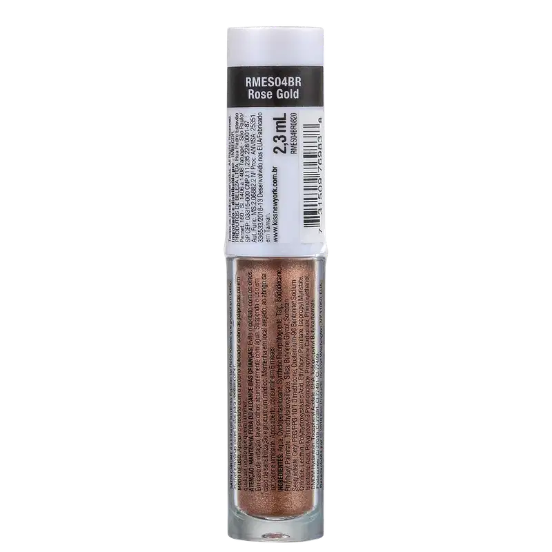 Ruby Kisses Satin Chrome Rose Gold - Sombra Metálica 2,3ml