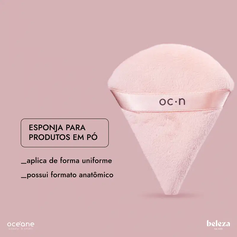 Océane Powder Puff Rosa - Esponja para Pó