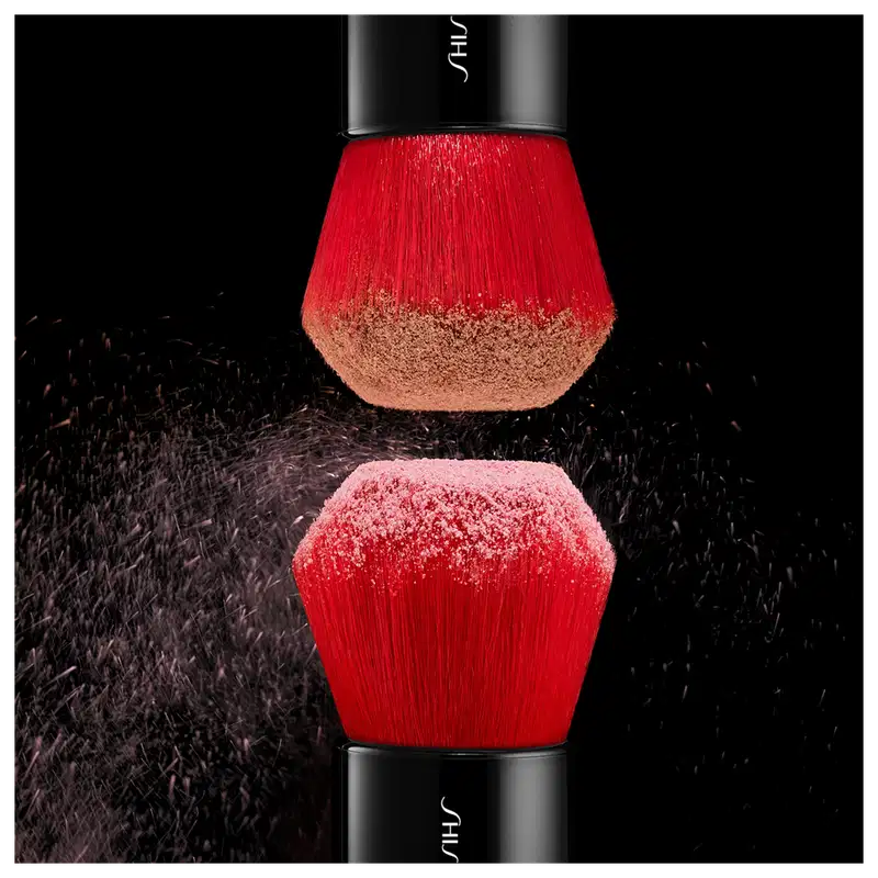 Shiseido Daiya Face Duo - Pincel para Maquiagem
