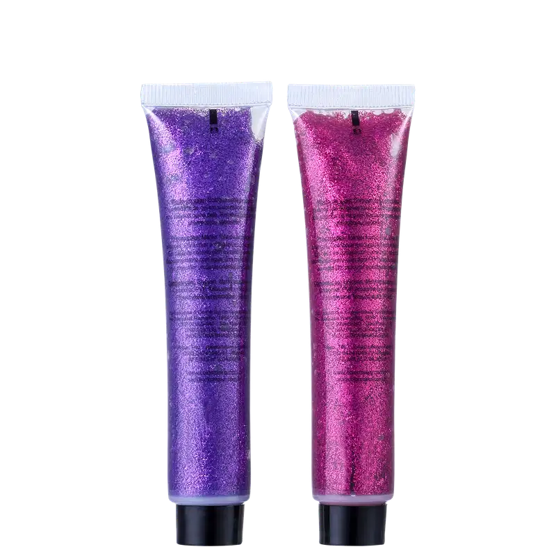 Kit Colormake Gel Glitter Rosa e Roxo (2 Produtos)