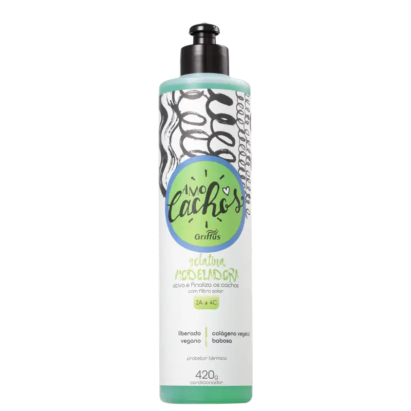 Griffus Amo Cachos - Gelatina Ativadora de Cachos 420ml