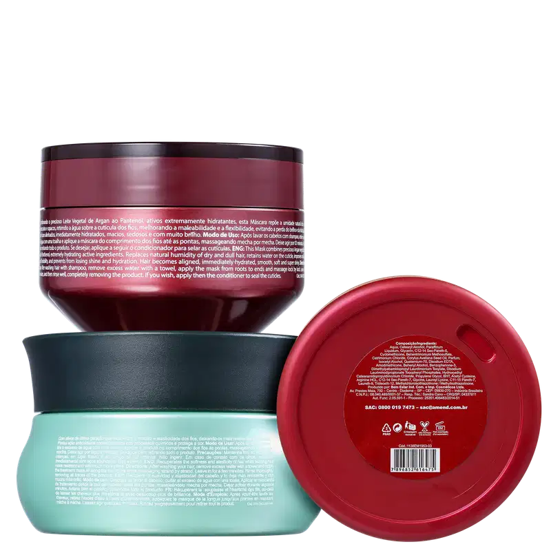 Kit Amend Cronograma Capilar Reposição de Massa (3 Produtos)