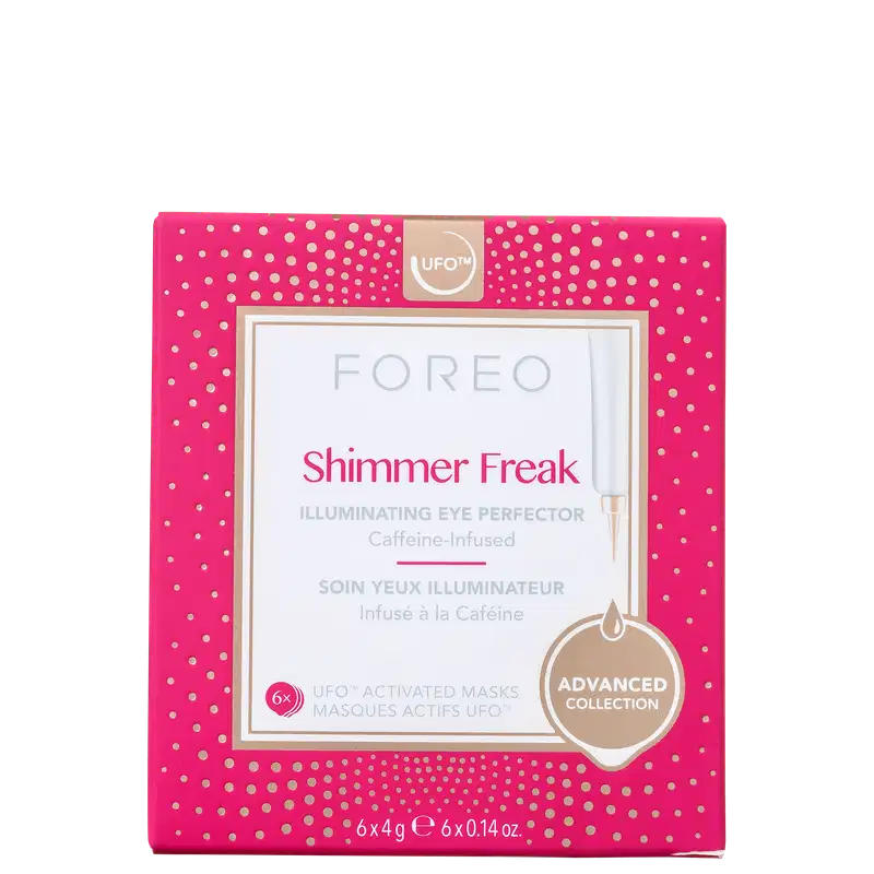 FOREO UFO Shimmer Freak - Máscara Facial 6x 4g