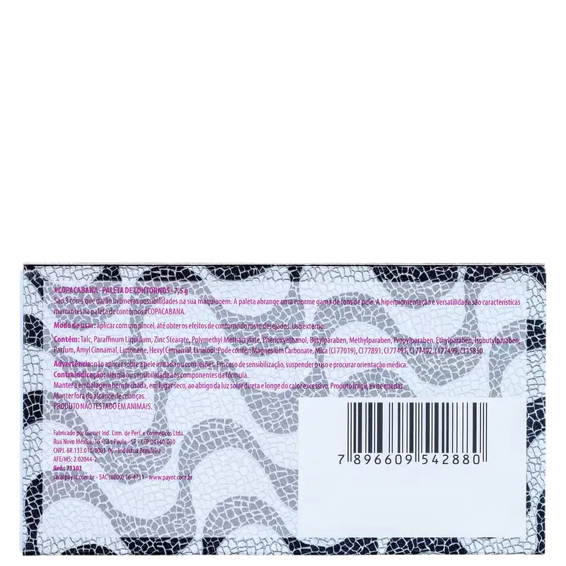 Boca Rosa Beauty by Payot Copacabana - Paleta de Contorno 7,5g