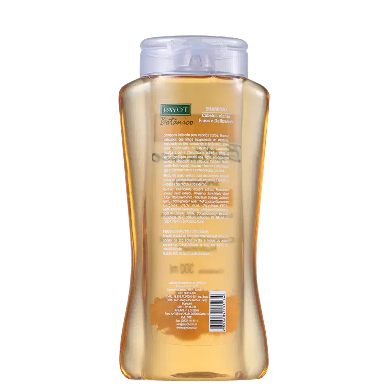 Payot Botânico Camomila, Girassol e Nutrimel - Shampoo 300ml
