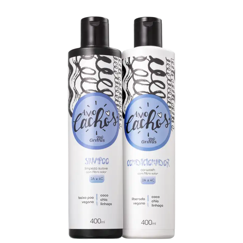 Kit Griffus Amo Cachos Co-Wash Duo (2 Produtos)