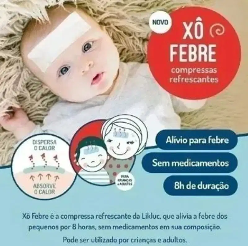 ADESIVO REFRESCA  XO FEBRE 4UN