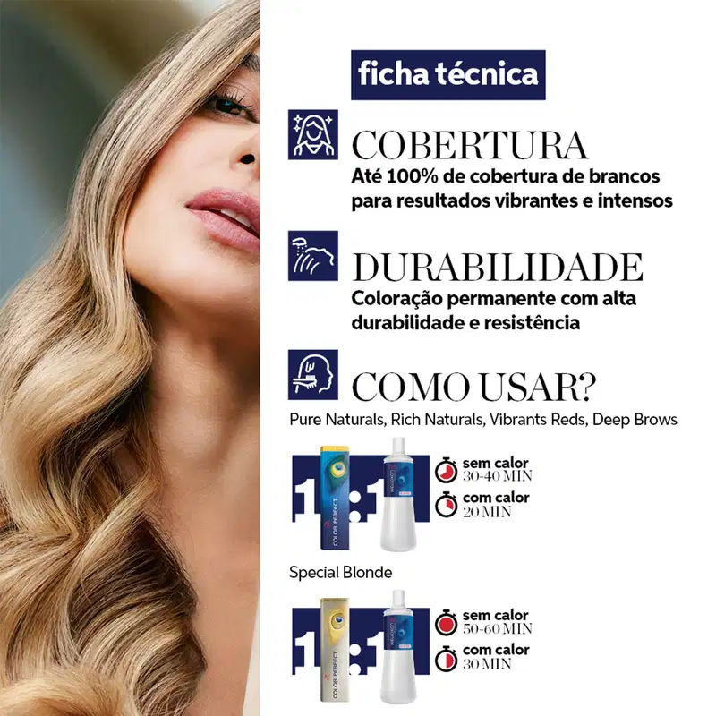 Wella Professionals Color Perfect 10/0 Louro Claríssimo - Coloração Permanente 60g