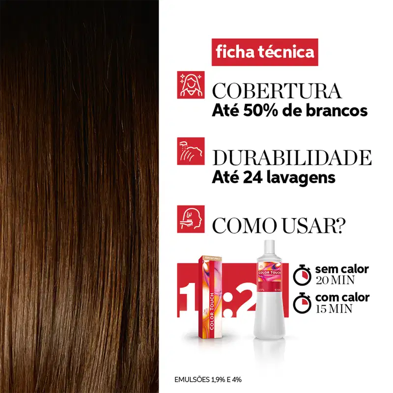 Wella Professionals Color Touch 9/01 Louro Ultraclaro Natural Acinzentado - Tonalizante 60g