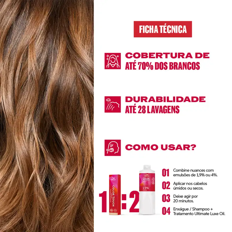 Wella Professionals Color Touch 4% - Emulsão Reveladora 13 Volumes 120ml
