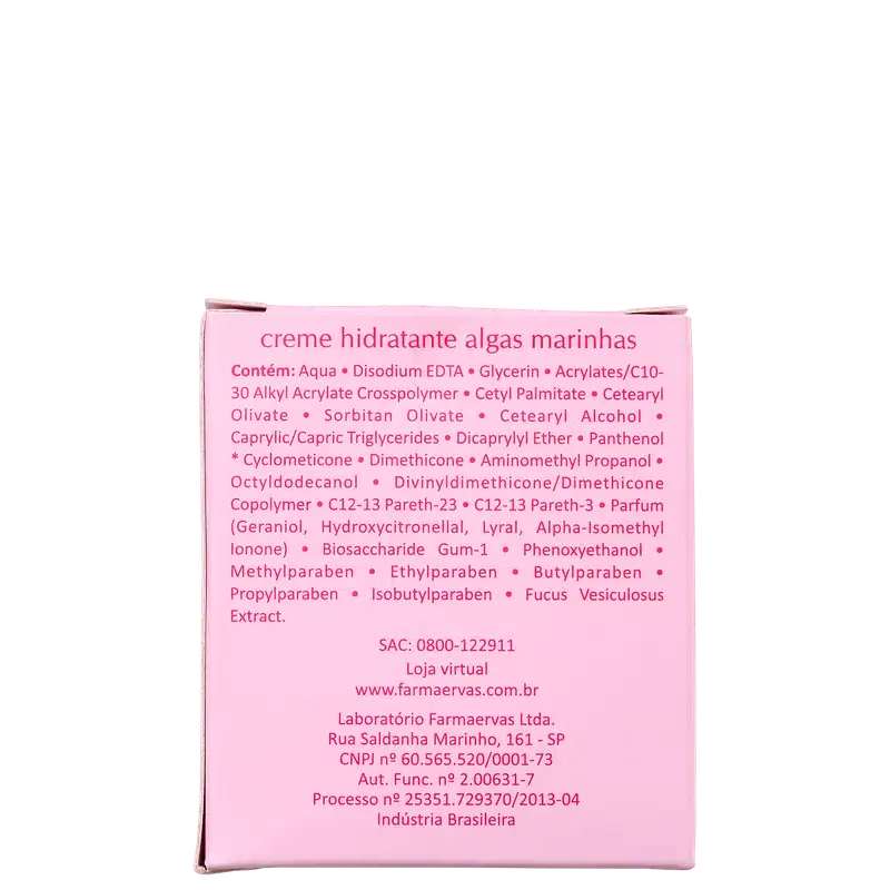 Tracta Treatment Algas Marinhas - Creme Hidratante Facial 60g