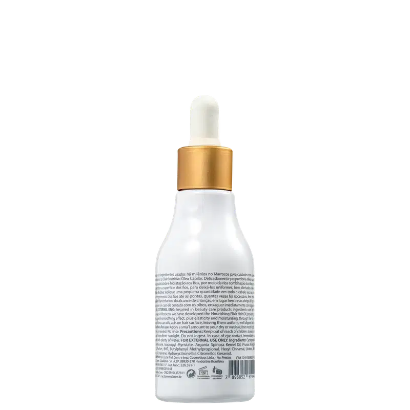 Amend Millenar Óleos Marroquinos Elixir Nutritivo - Óleo Capilar 75ml