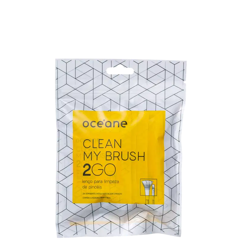 Océane Clean My Brush 2 Go - Limpador de Pincéis para Maquiagem (6 Unidades)
