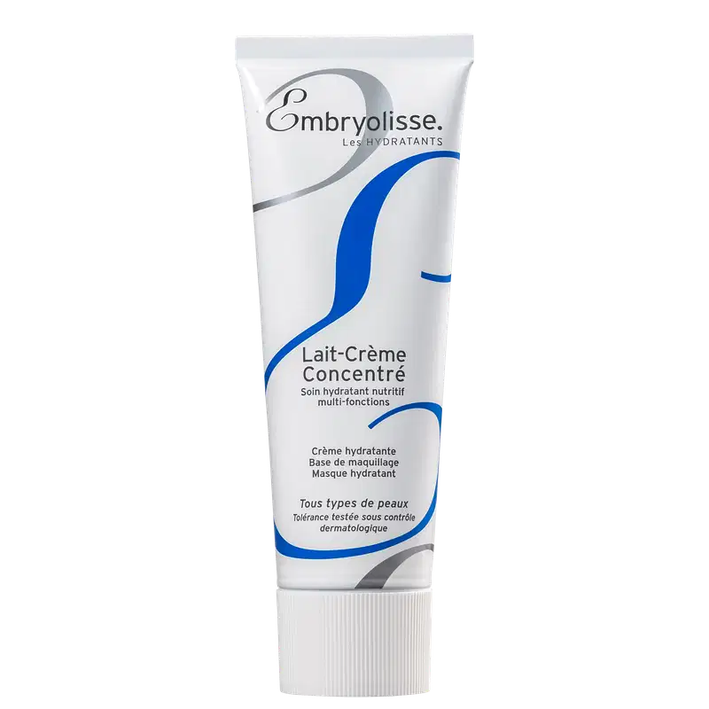 A imagem mostra o Leite Hidratante Facial, Embryolisse Concentré da marca Embryolisse.