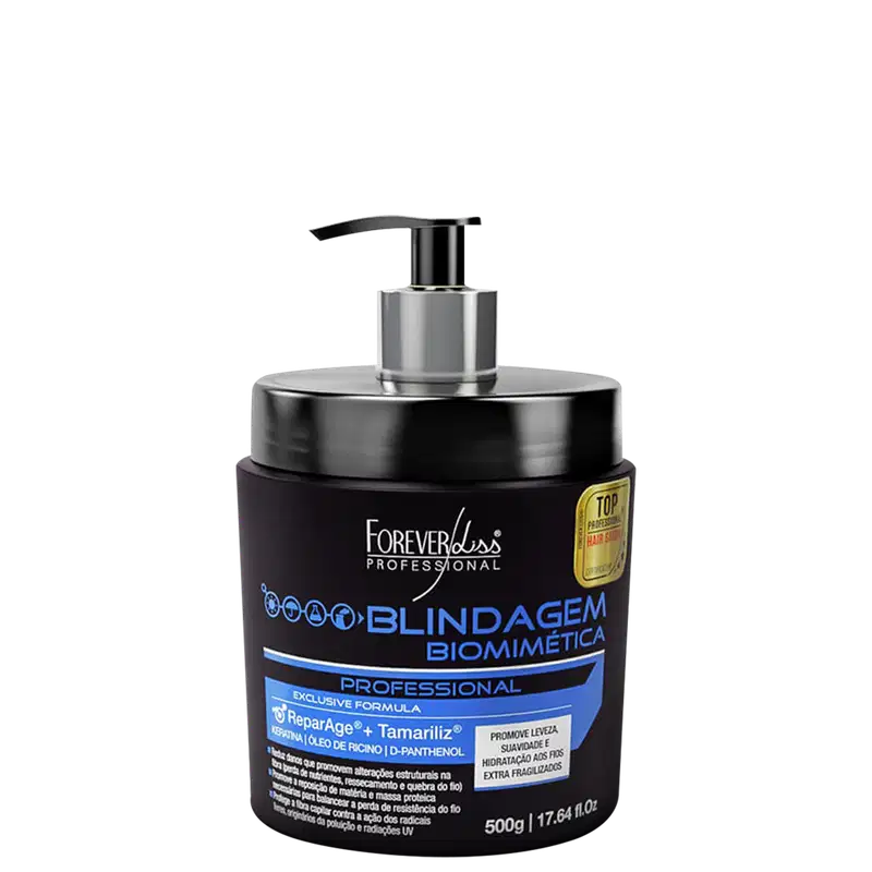 Forever Liss Professional Blindagem Biomimética - Máscara Capilar 500g