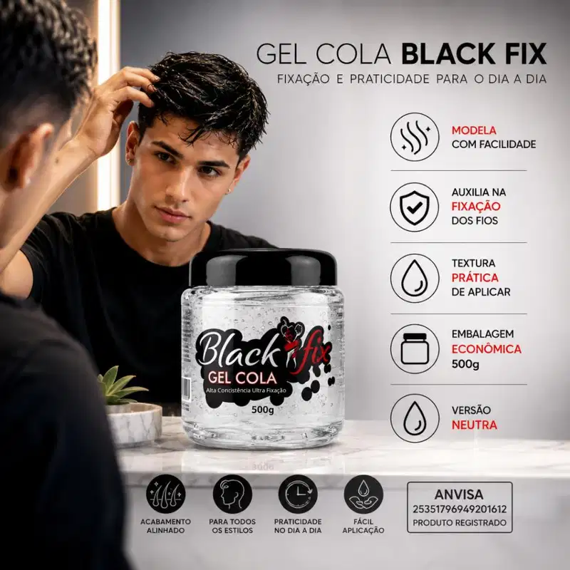Gel Cola Black Fix 500g