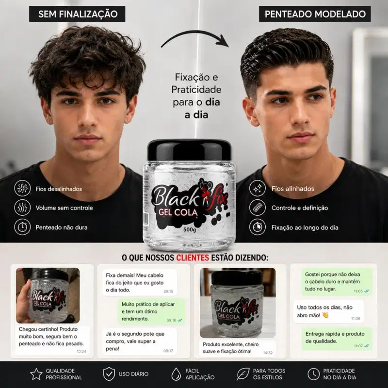 Gel Cola Black Fix 500g