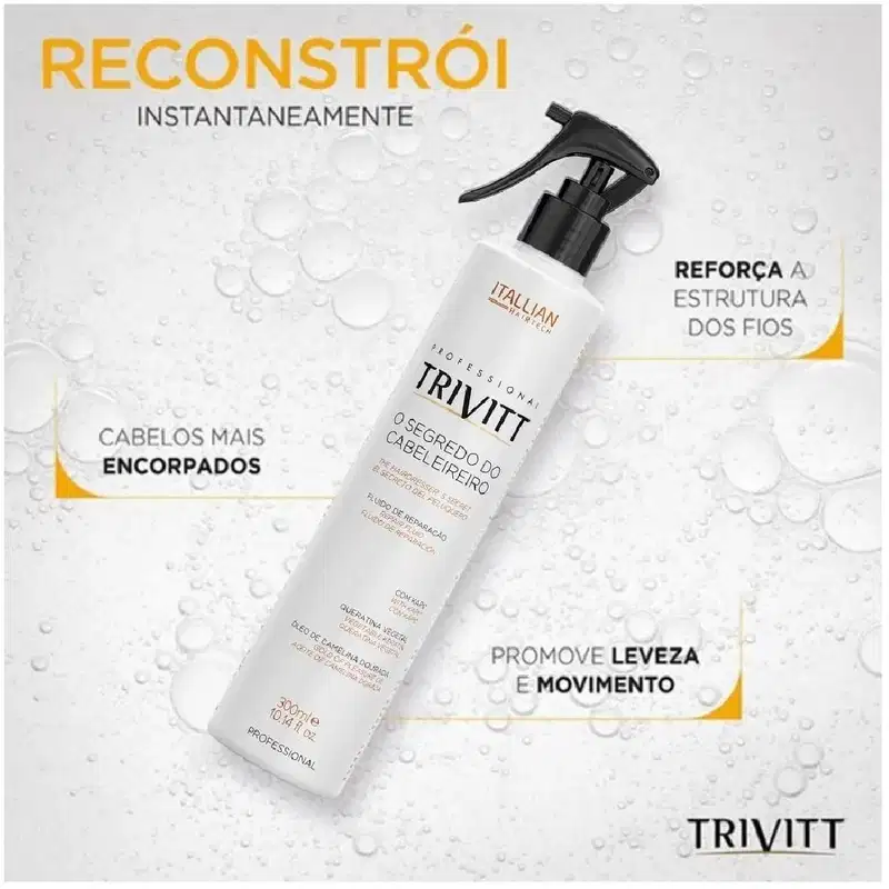 O Segredo do Cabelereiro Trivitt Reconstrutor Profissional (2x 300ml)