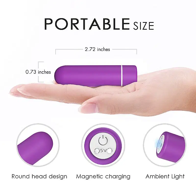 Vibrador Bullet Recarregável Ultra Forte com Controle Remoto Seed S-Hande Pink