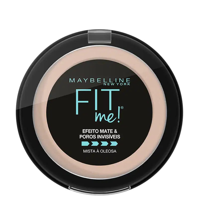 Maybelline Fit Me! N01 Super Claro Neutro - Pó Compacto Matte 10g