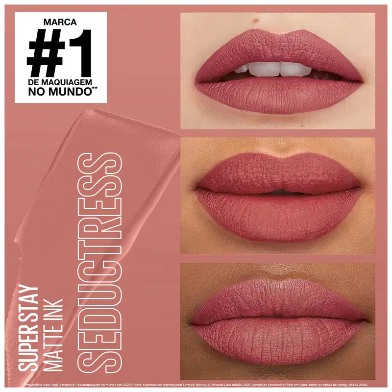 Maybelline NY SuperStay Matte Ink Cor 65 - Batom Líquido 5ml