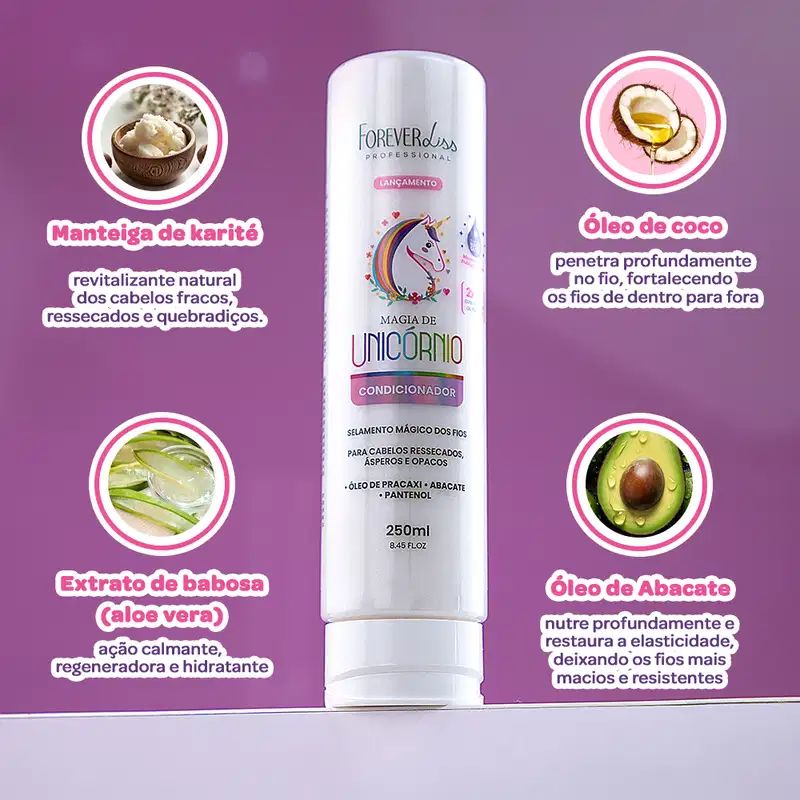 Forever Liss Magia De Unicórnio - Condicionador 250ml