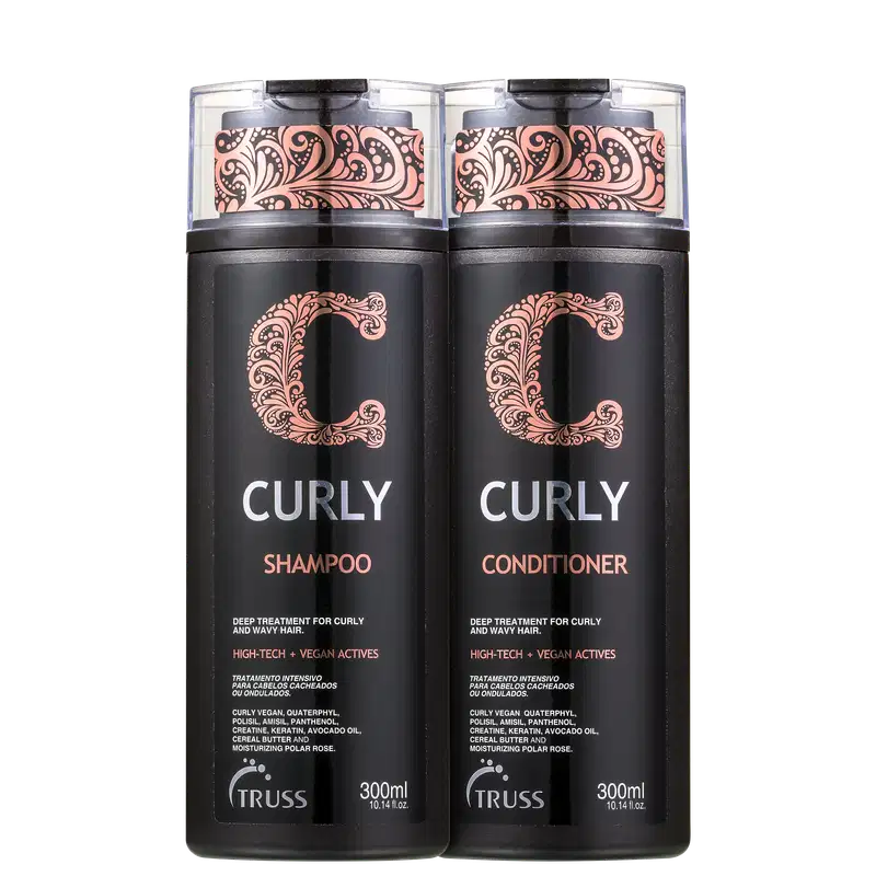 Combo Curly: Shampoo 300ml + Condicionador 300ml