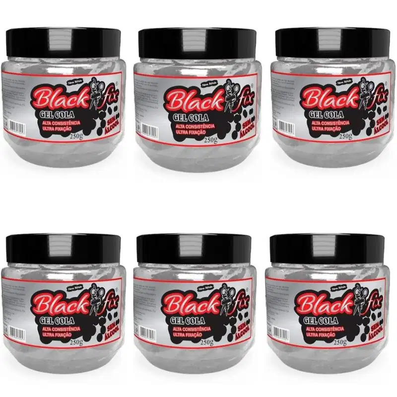 Kit Gel Cola Black Fix 250g C/6