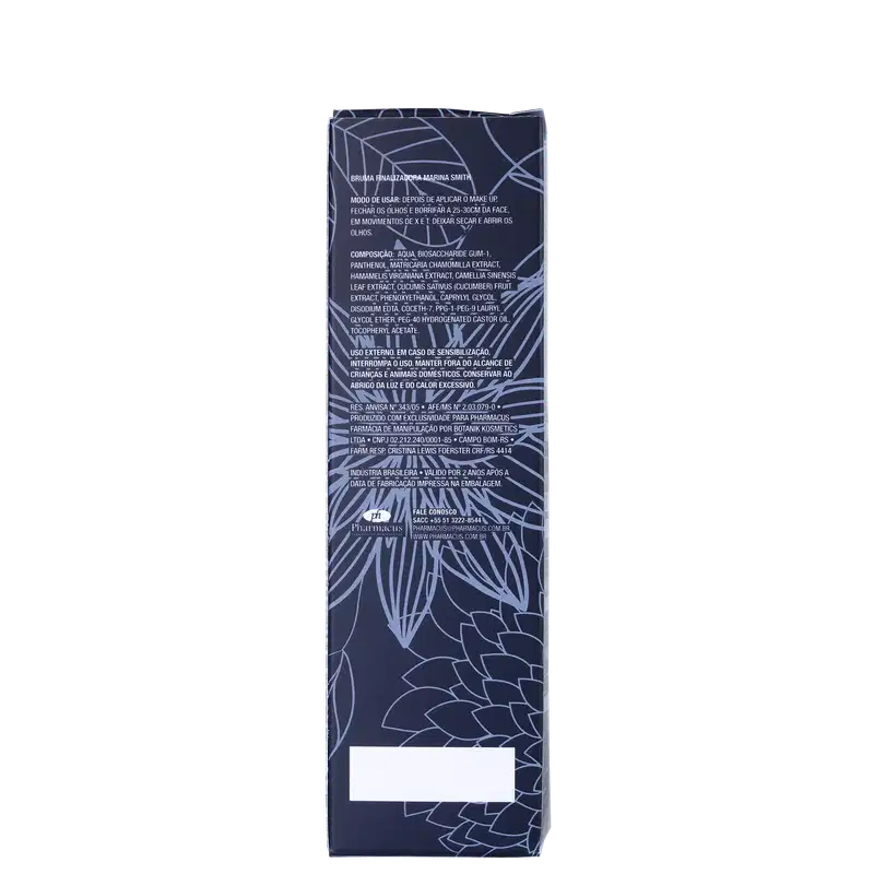Marina Smith Bruma Finalizadora - Fixador de Maquiagem em Spray 120ml