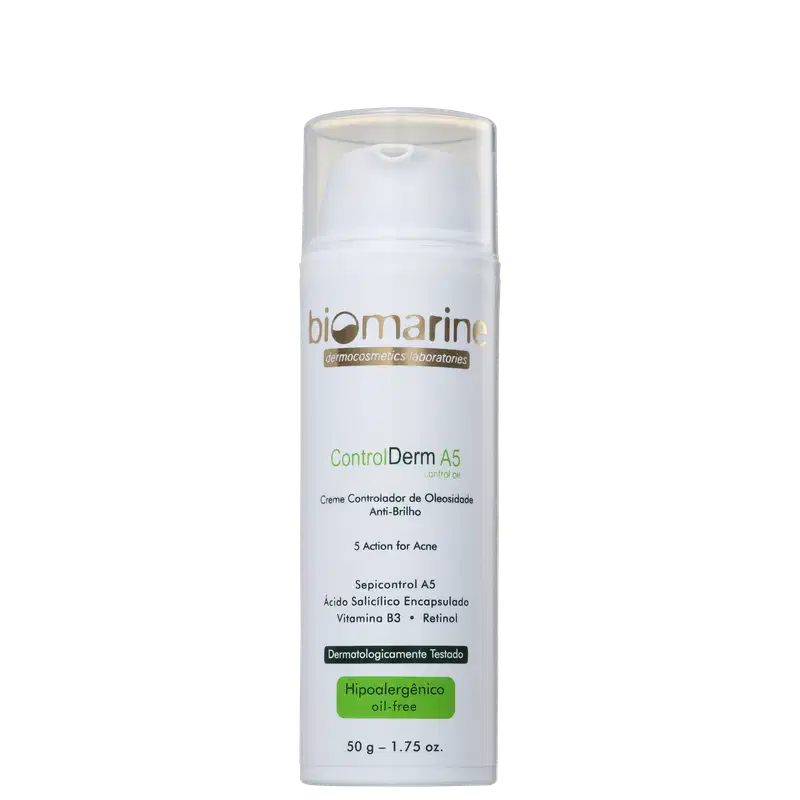 Biomarine Control Derm A5 Controlador de Oleosidade - Creme Hidratante Facial 50ml