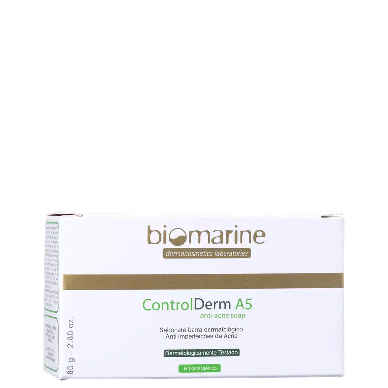 Biomarine Control Derm A5 - Sabonete em Barra Facial 80g