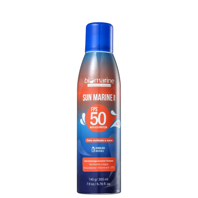 Biomarine Sun Marine FPS 50 - Protetor Solar em Spray 200ml