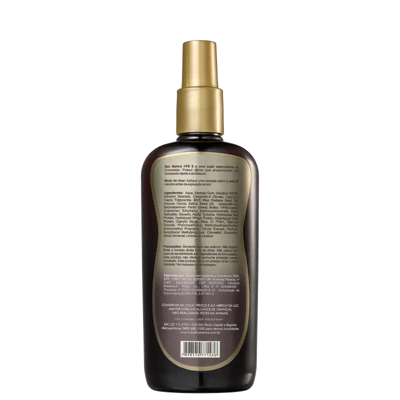 Biomarine Sun Marine Estimulador de Bronzeado FPS 8 - Bronzeador 240ml