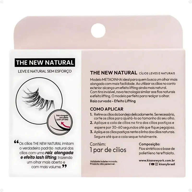 A imagem mostra o verso da embalagem com informações mais detalhadas do produto.