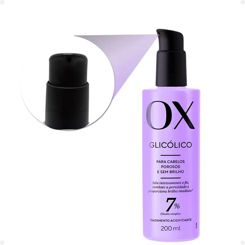 Glicólico: Shampoo, Condicionador 170ml e Máscara + Acidificante