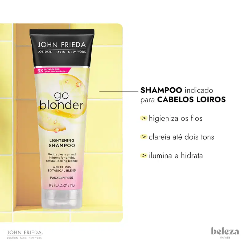 John Frieda Go Blonder Lightening - Shampoo 245ml