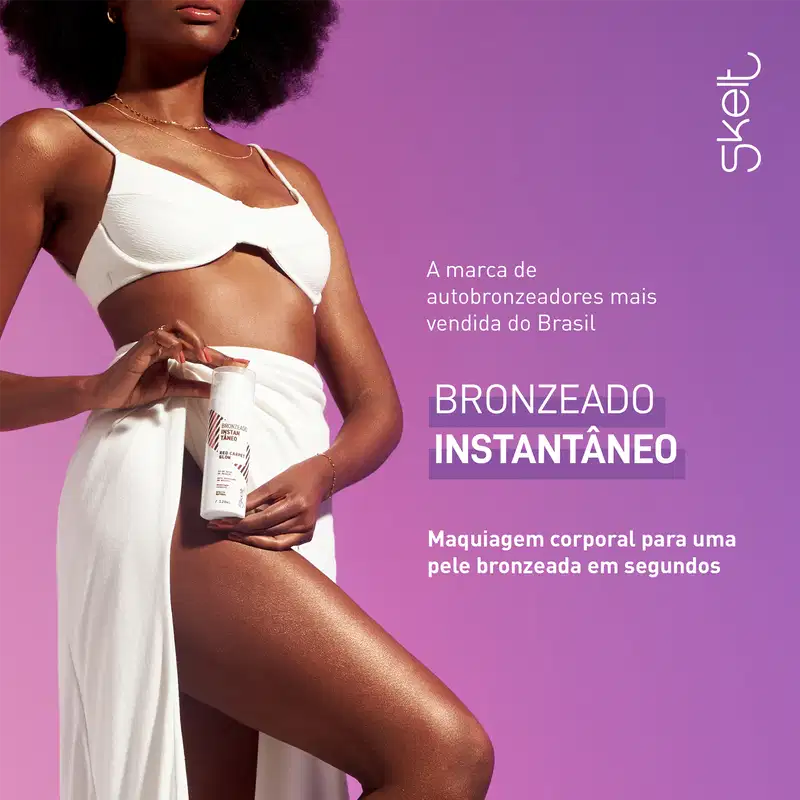 Skelt Red Carpet Glow Bronzeado Instantâneo - Autobronzeador Corporal 120ml