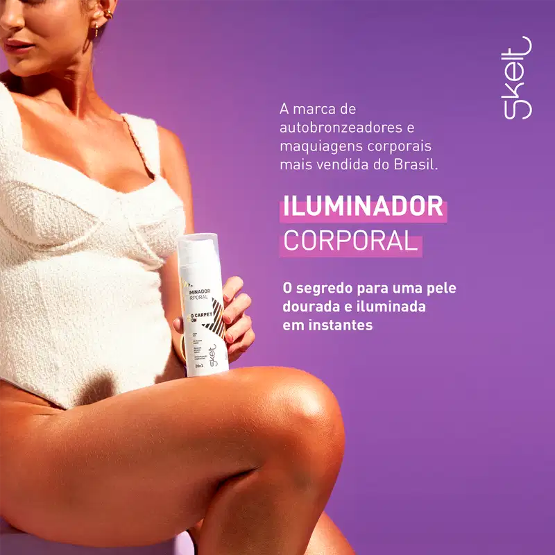 Skelt Red Carpet Glow - Iluminador Corporal 120ml