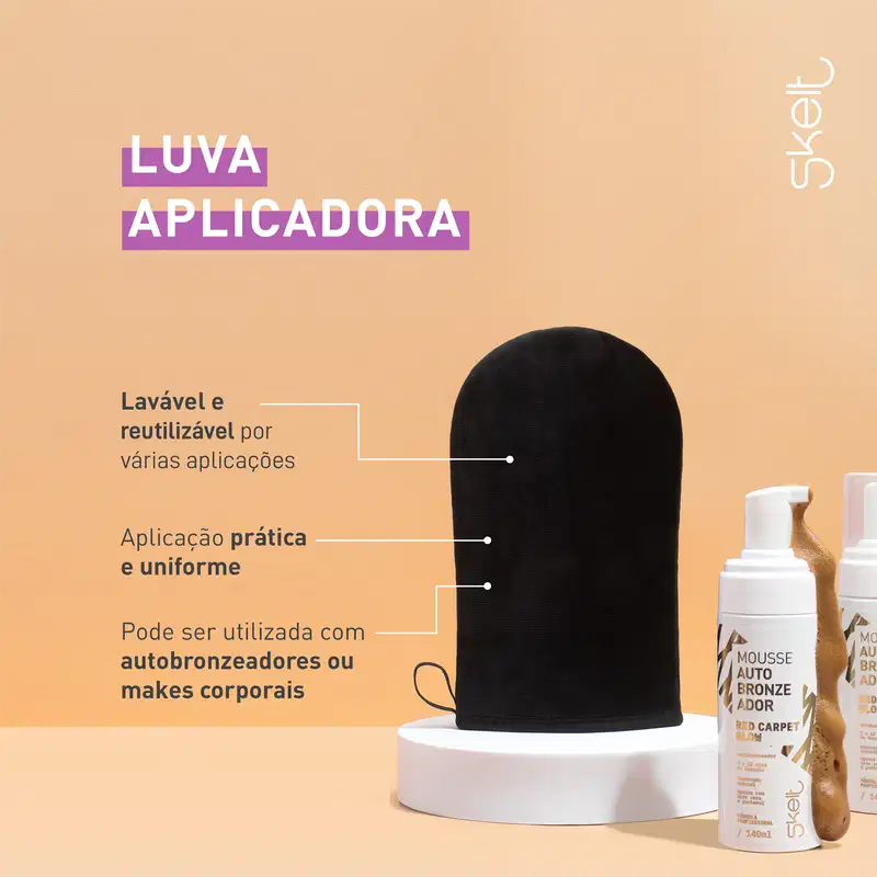 Skelt Tanning Mitt - Luva Aplicadora
