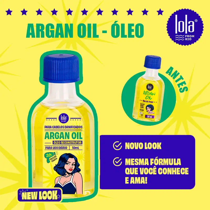 Lola From Rio Argan Oil - Óleo Capilar 50ml