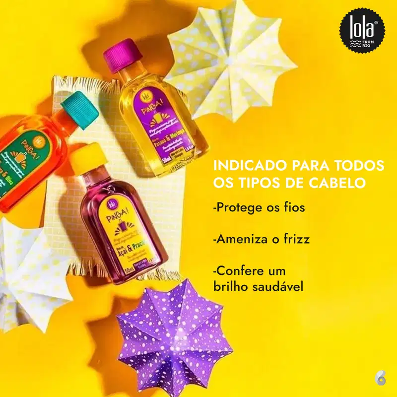 Lola From Rio Pinga! Açaí & Pracaxi - Óleo Capilar 50ml