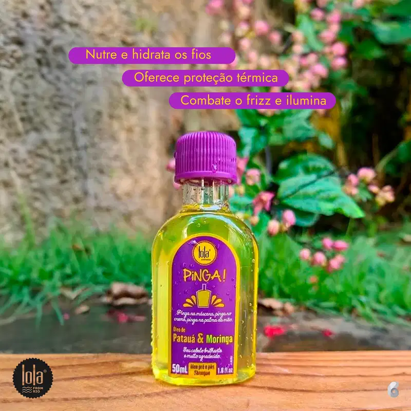 Lola From Rio Pinga! Patauá & Moringa - Óleo Capilar 50ml