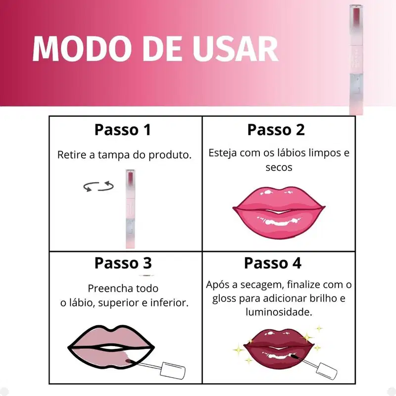 Batom Duo Ruby Rose Duo Kiss DK11 HB-L6203-11