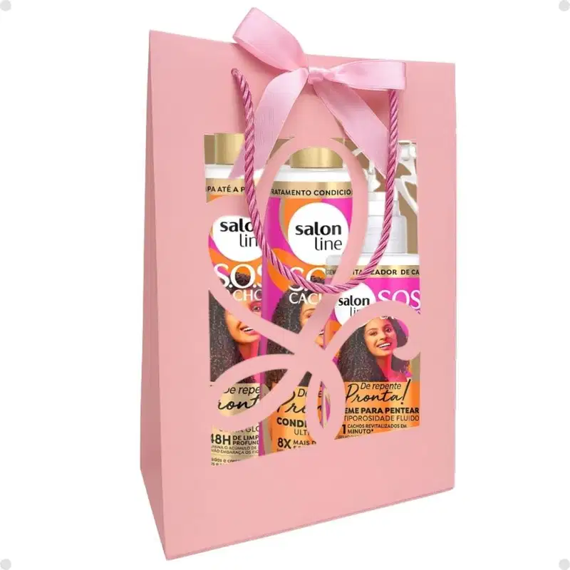 Kit Presente Salon Line De Repente Pronta!: Shampoo, Condicionador e Creme Fluido + Mimo Exclusivo