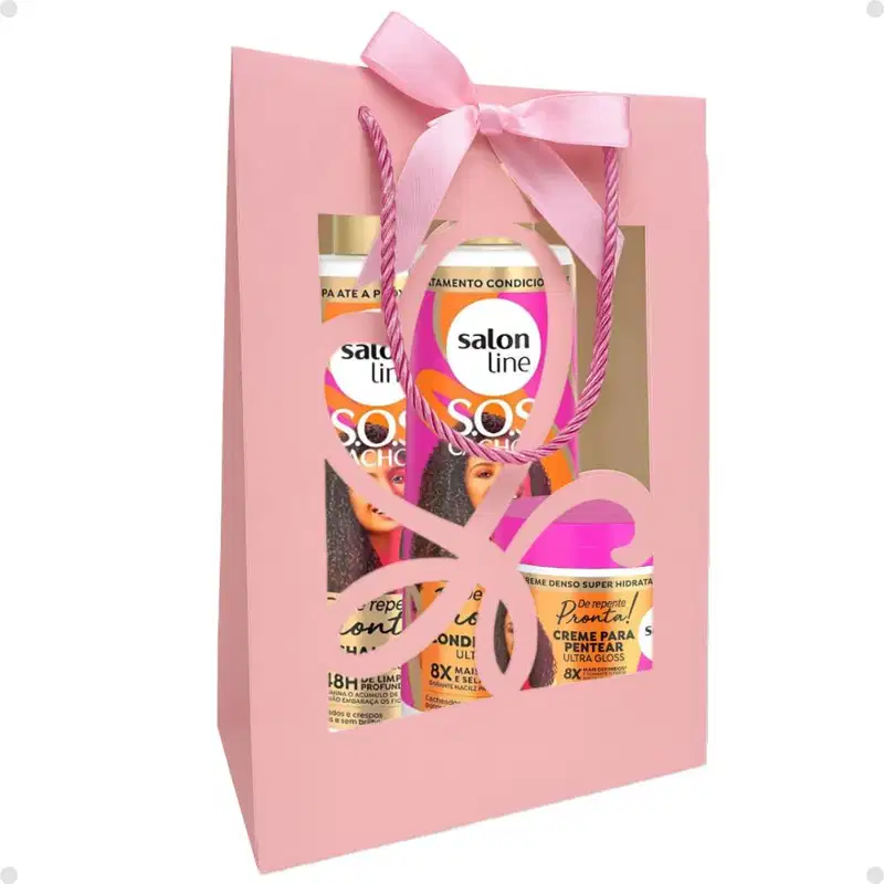 Kit Presente Salon Line De Repente Pronta!: Shampoo, Condicionador e Creme Pentear + Mimo Exclusivo