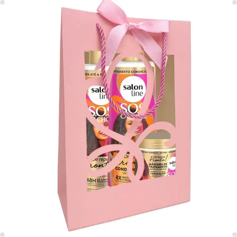 Kit Presente Salon Line De Repente Pronta: Shampo, Condicionador e Máscara + Mimo Exclusivo