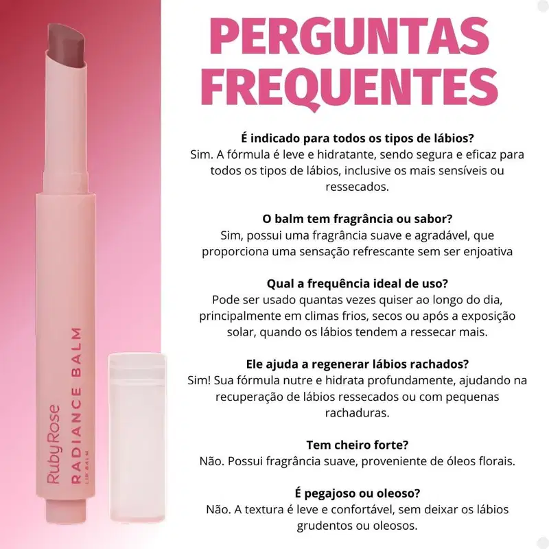 Lip Balm Ruby Rose Radiance Balm RB10 HB-L6501-1