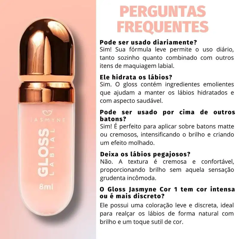 Gloss Labial Jasmyne JS01130-1