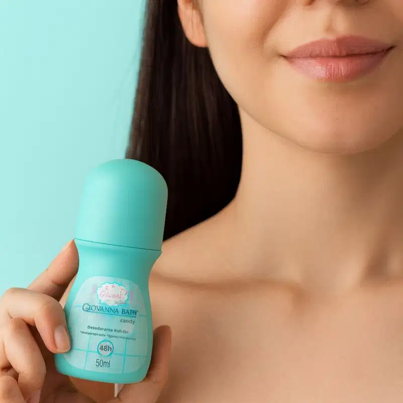 Kit Giovanna Baby: 6 Desodorante Roll-On Candy